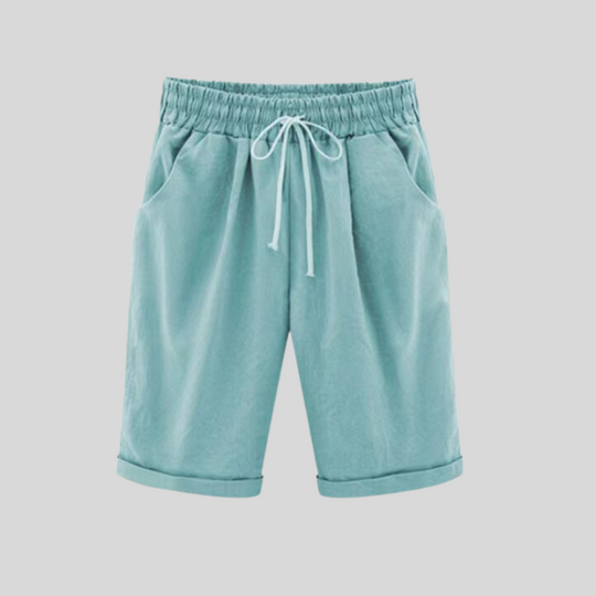 Heidi – Bequeme Baumwollshorts mit Kordelzug in der Taille