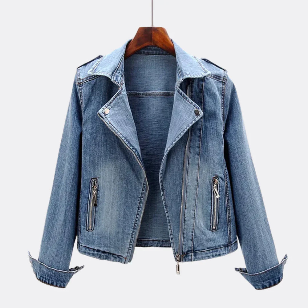Heidi-Mode | Asymmetrische Jeansjacke Pauline