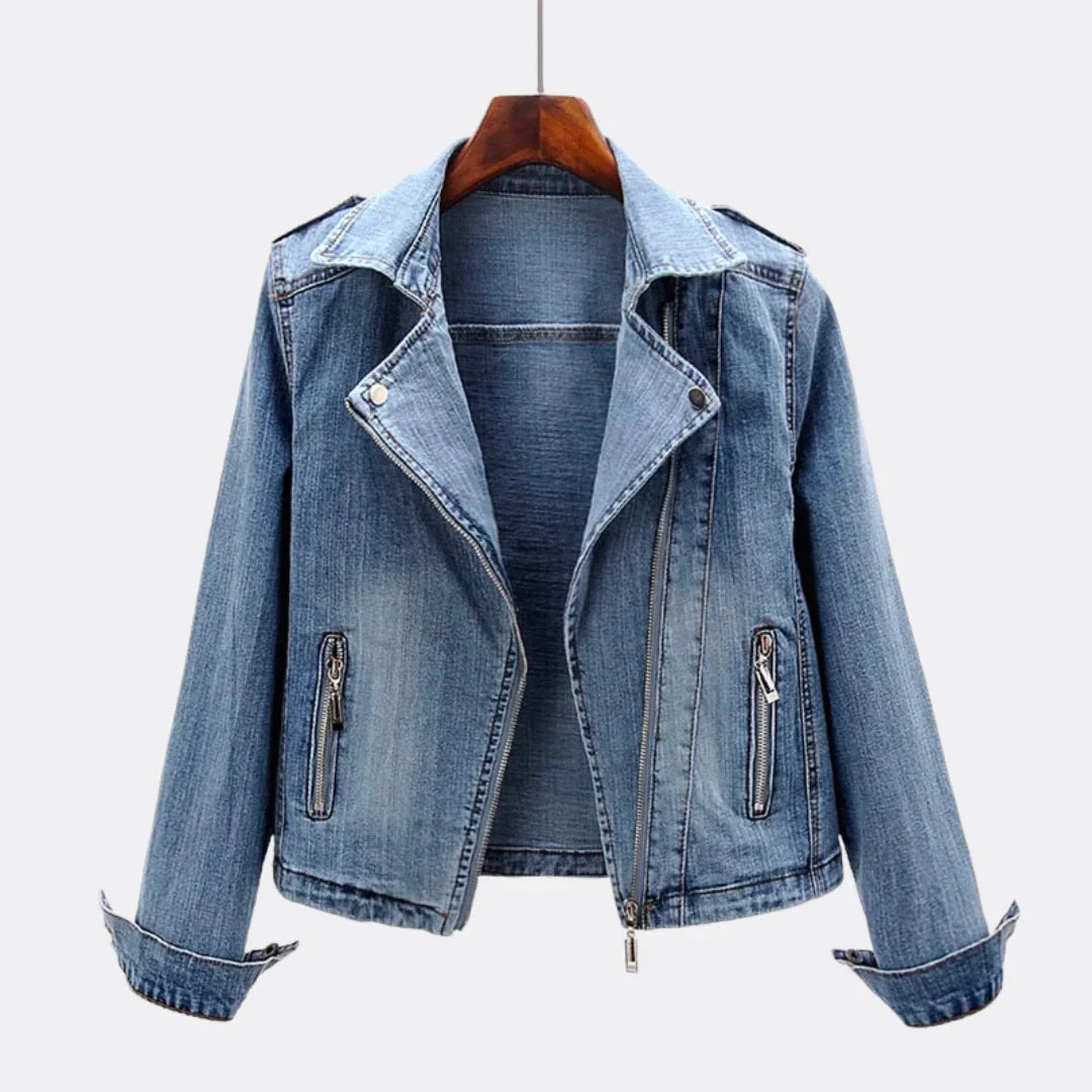Heidi-Mode | Asymmetrische Jeansjacke Pauline