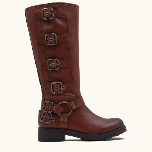 Heidi-Mode | Robuste orthopädische Kampfstiefel für Damen