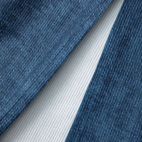 Jeans-Midikleid mit Reißverschluss vorne