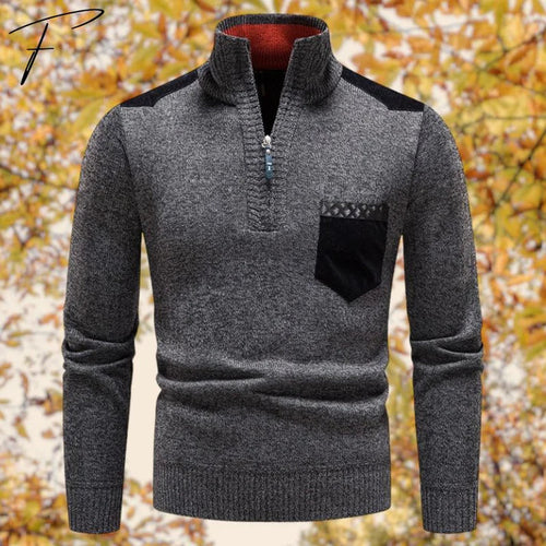 Heidi-Mode | Herren Pullover mit Reißverschluss