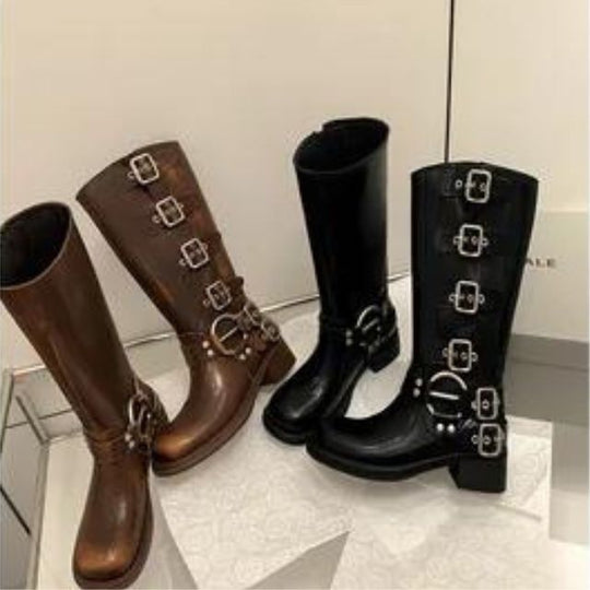 Heidi-Mode | Robuste orthopädische Kampfstiefel für Damen