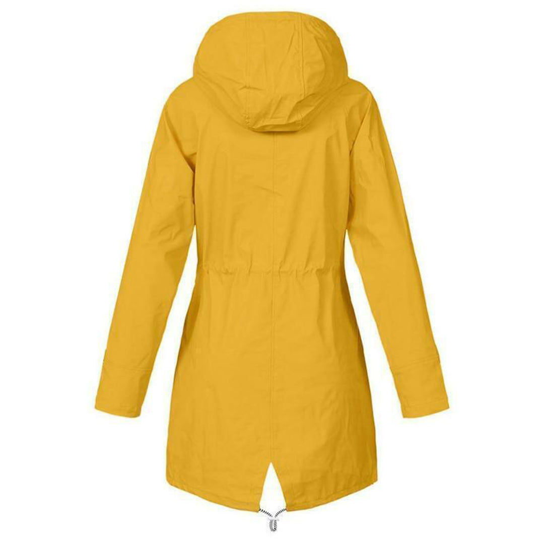Heidi-Mode | Wasserfester Mantel Mit Kapuze für Frauen