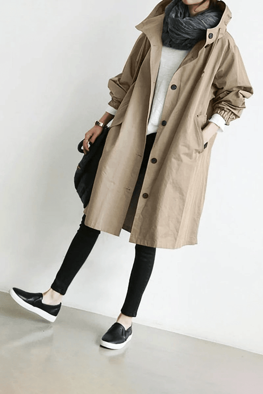 Heidi-Mode | Wasserdichte Damen Windjacke mit Kapuze Leicht & Atmungsaktiv