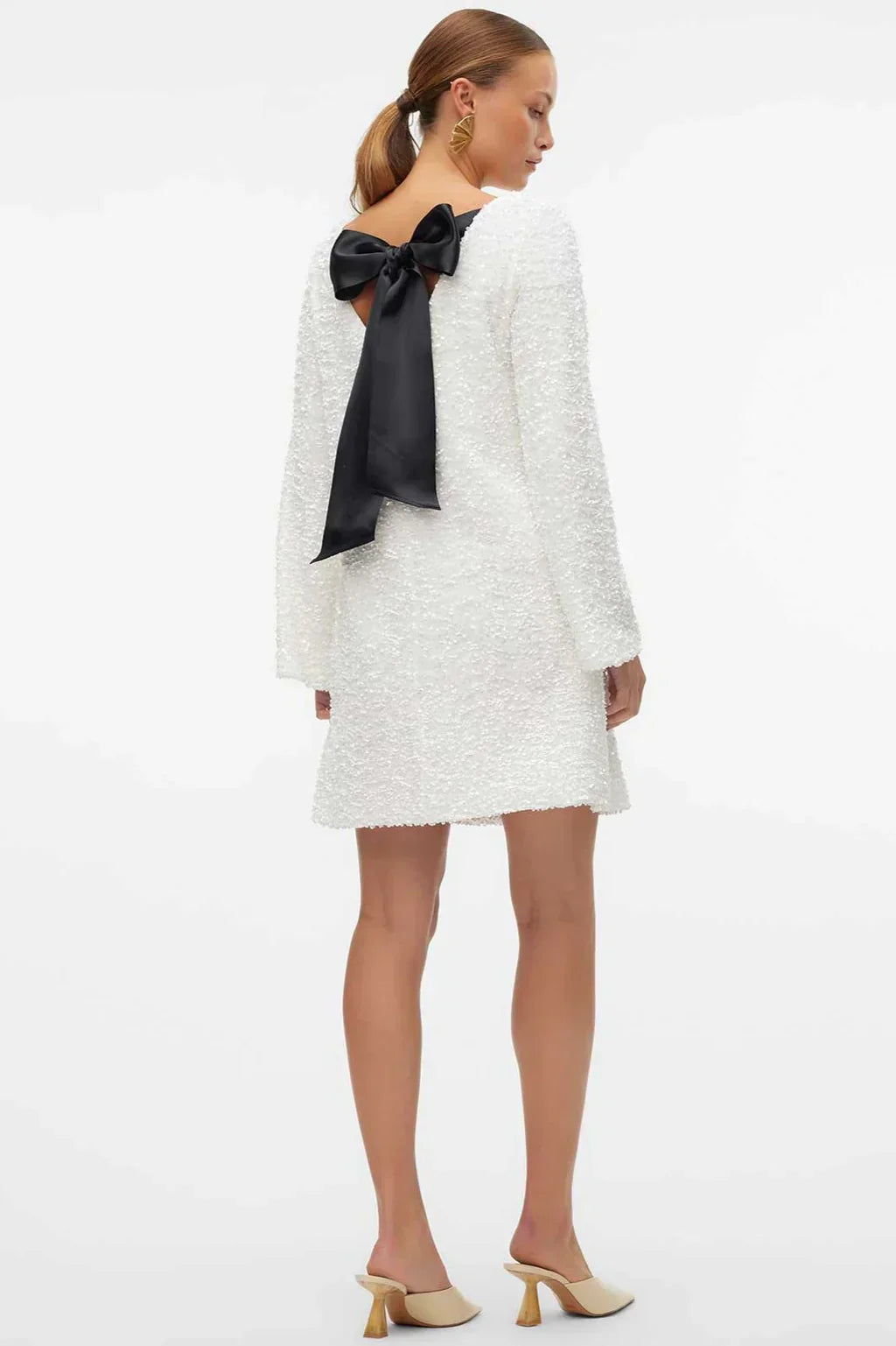 Heidi-Mode | Funky Kleid mit Glitzer und Banddetails Frisch und Modisch