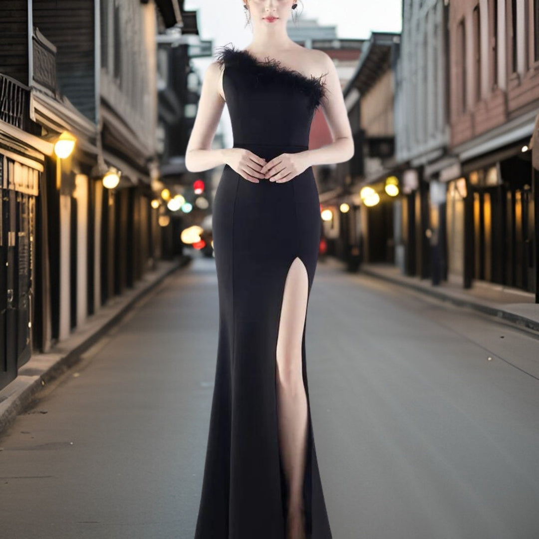 Heidi-Mode | Exklusive Abendkleid aus Satin