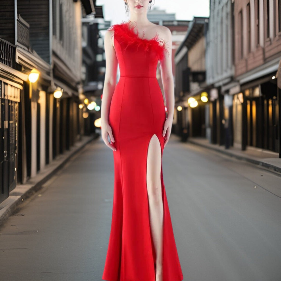 Heidi-Mode | Exklusive Abendkleid aus Satin