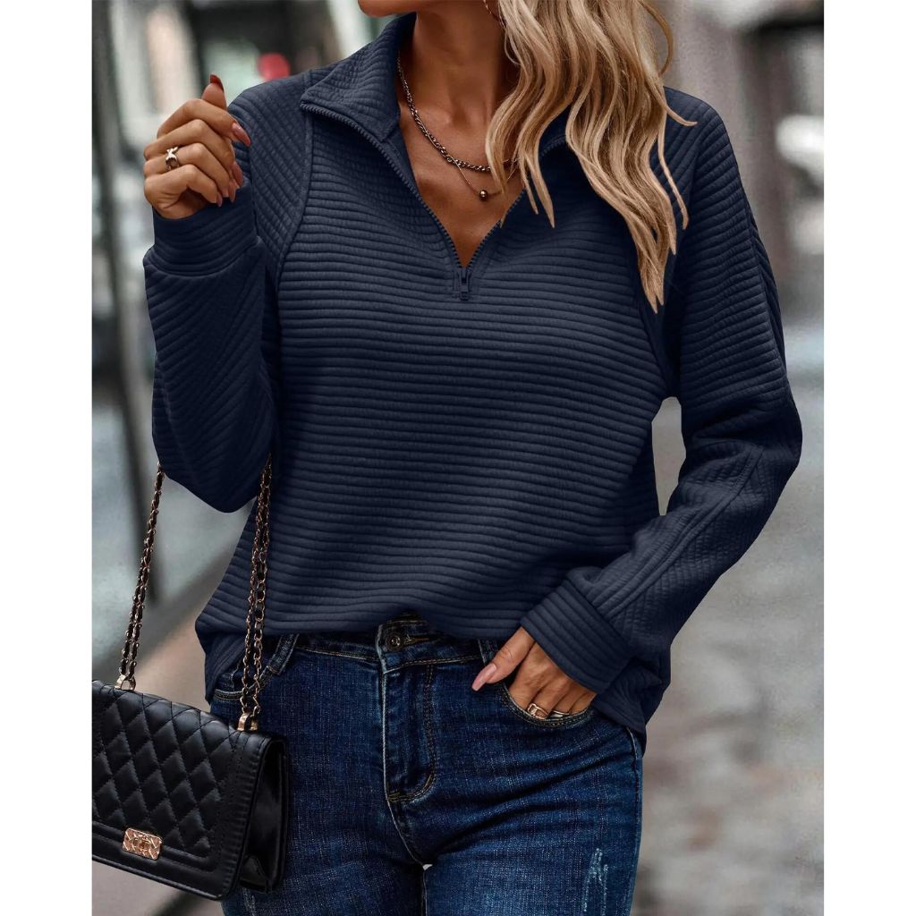 Valerie️ - Eleganter Pullover mit V-Ausschnitt für Frauen