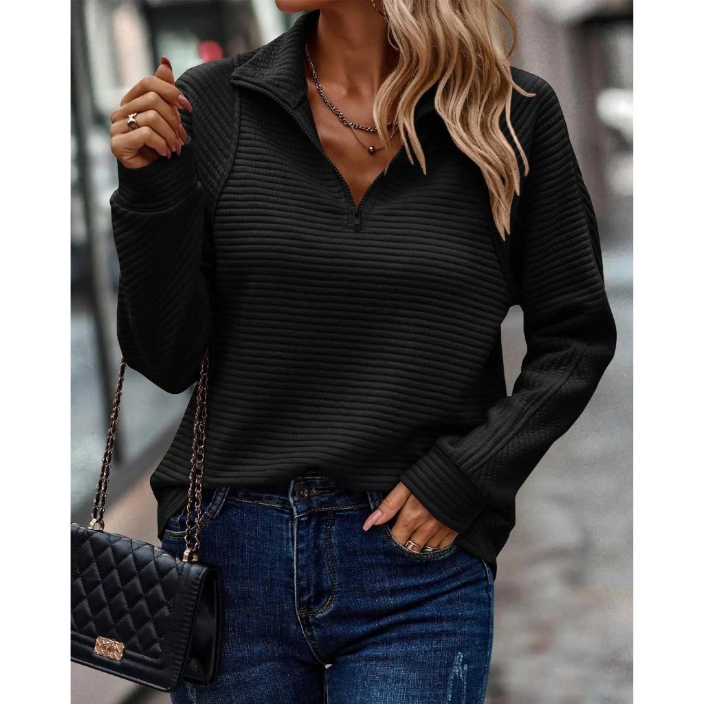 Valerie️ - Eleganter Pullover mit V-Ausschnitt für Frauen