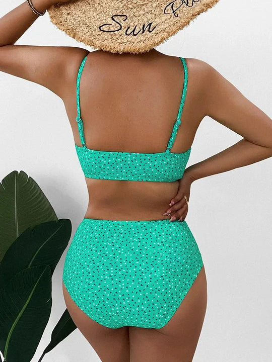 Heidi-Mode | Blumen Bikini Satz