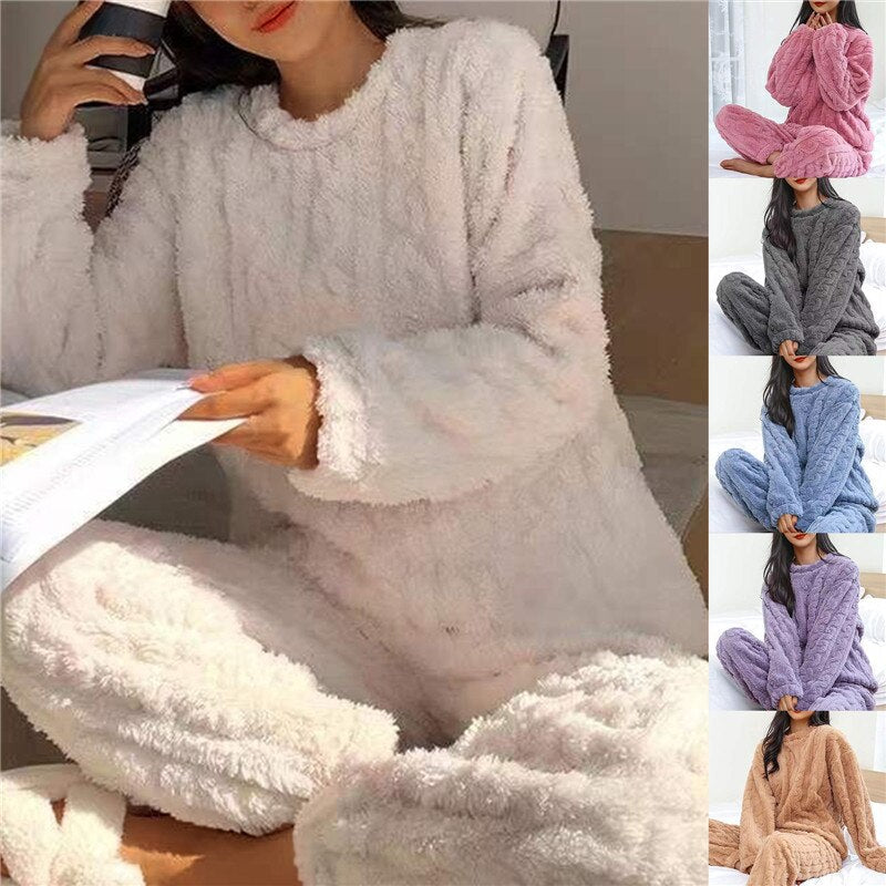 Heidi-Mode | Weiche Damen Pyjama Set