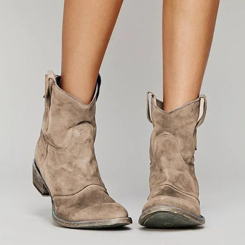Heidi-Mode | Cowboy Stiefelette Im Vintage Stil