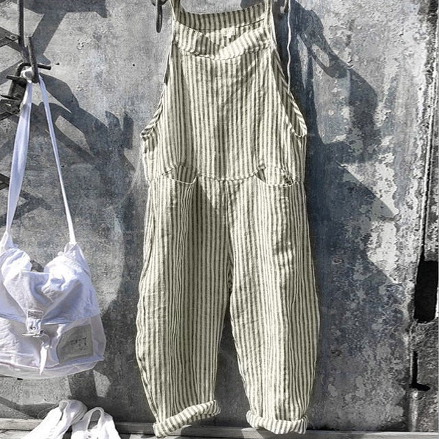 Heidi-Mode | Trendiger Leinen-Jumpsuit