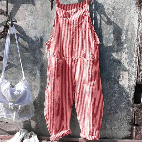 Heidi-Mode | Trendiger Leinen-Jumpsuit