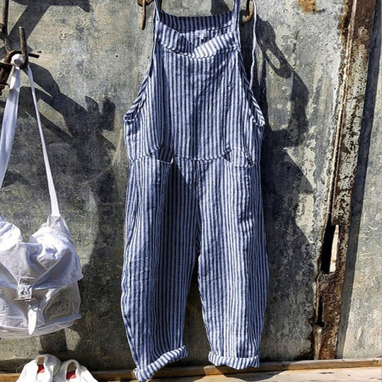 Heidi-Mode | Trendiger Leinen-Jumpsuit