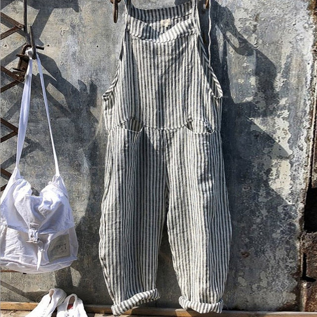 Heidi-Mode | Trendiger Leinen-Jumpsuit