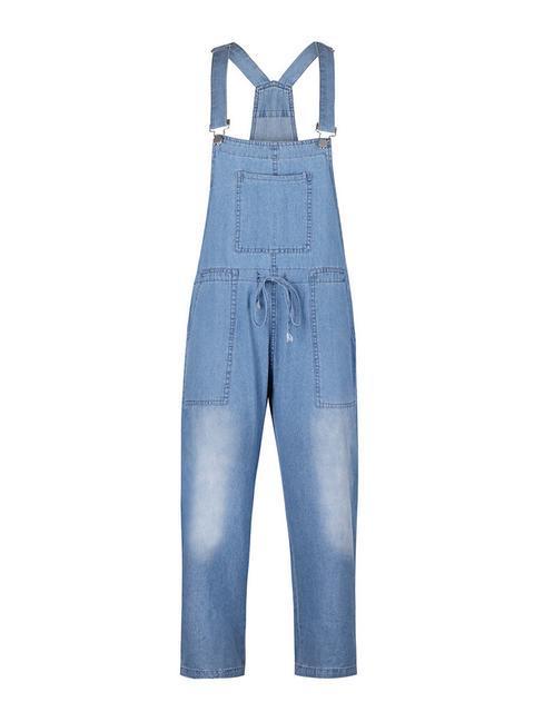 Heidi-Mode | Jahrgang Schnür Denim Overall