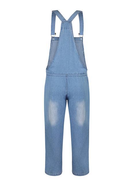 Heidi-Mode | Jahrgang Schnür Denim Overall