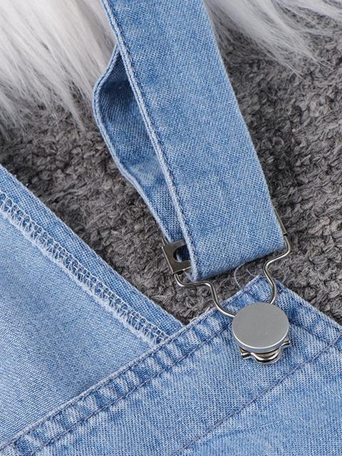Heidi-Mode | Jahrgang Schnür Denim Overall