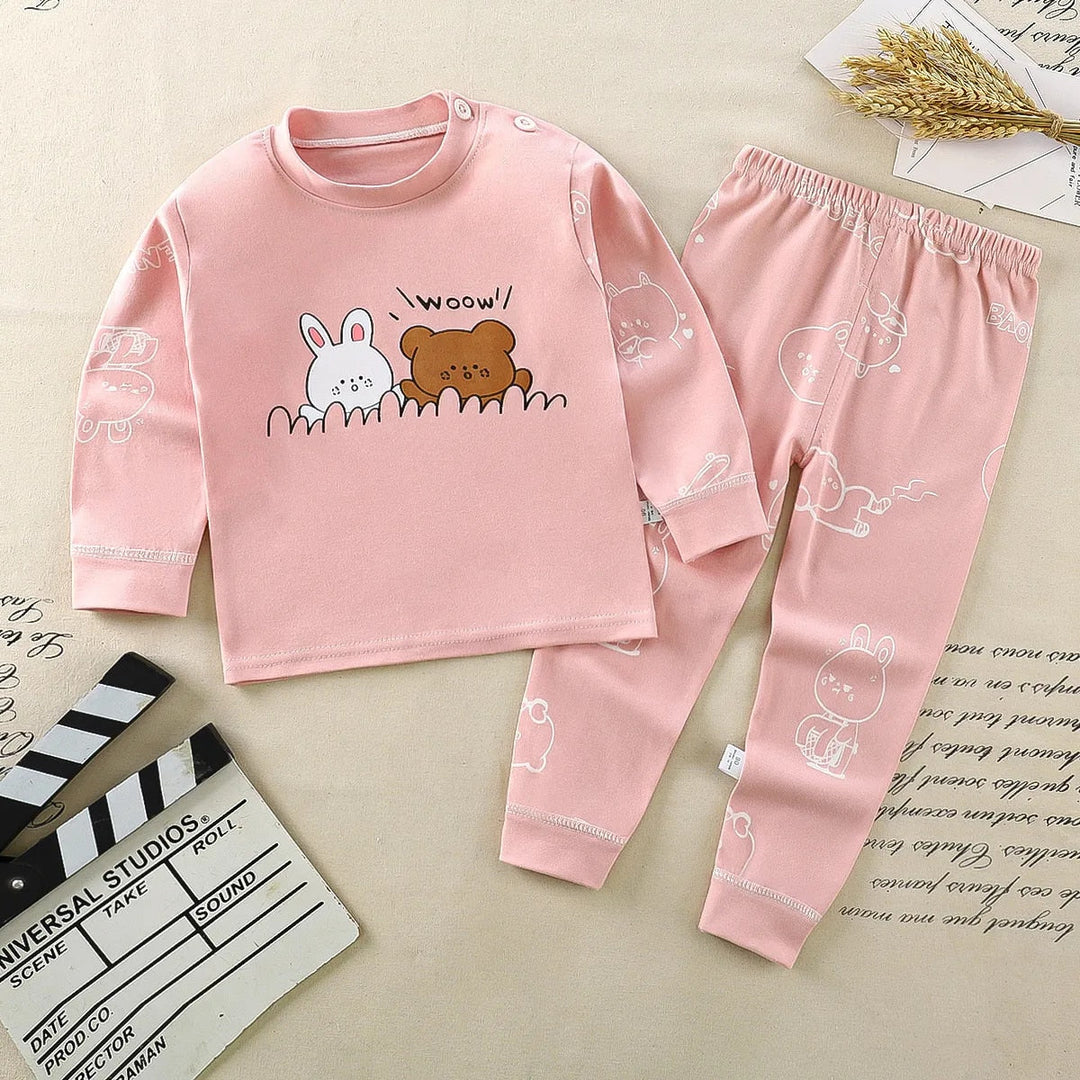 Heidi-Mode Nights Bequemes Cartoonize-Pyjama-Set für Kinder