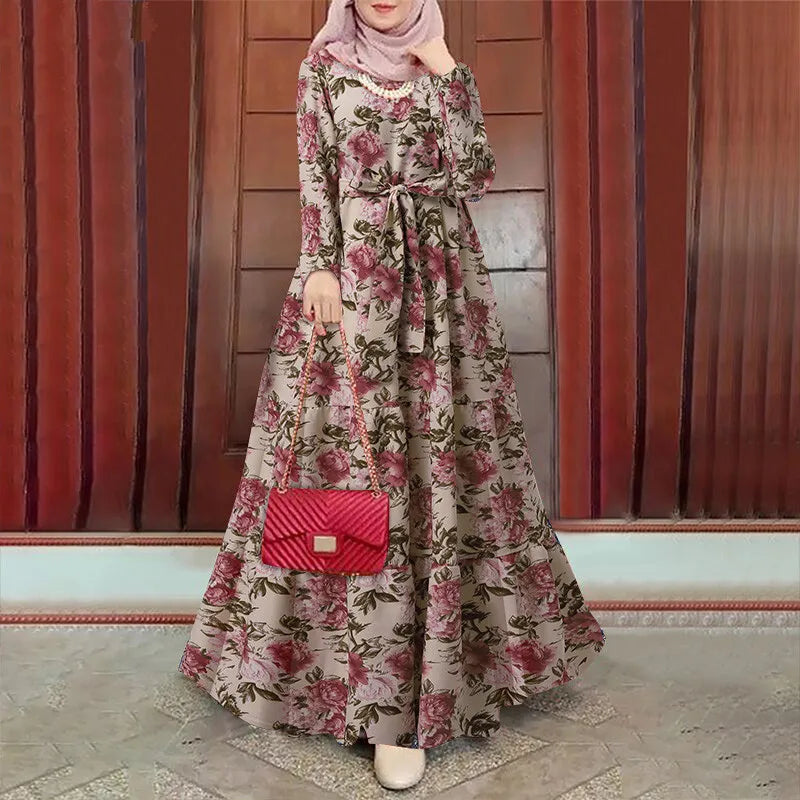 Elegance Dubai Abaya - Lange Mouwen Eid Jurk