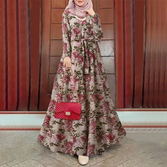 Elegance Dubai Abaya - Lange Mouwen Eid Jurk