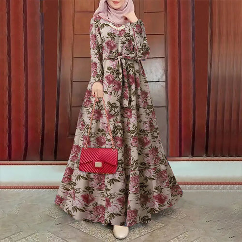 Elegance Dubai Abaya - Lange Mouwen Eid Jurk