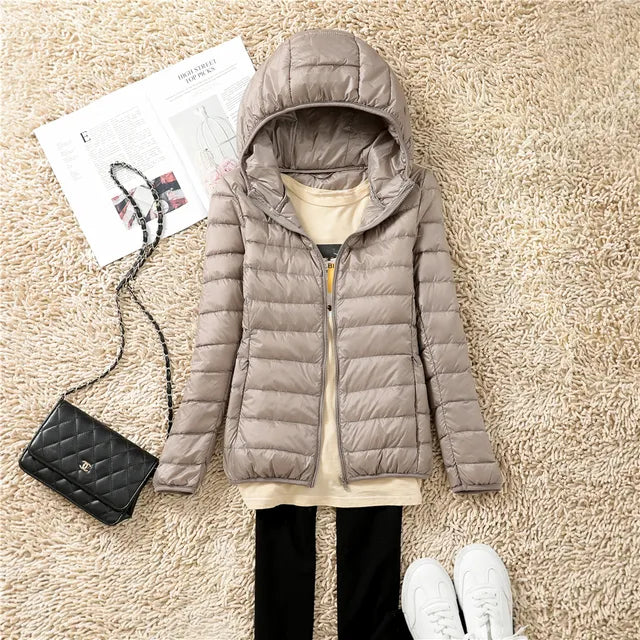 Heidi-Mode | Wasserdichte Kapuzen-Pufferjacke - Warm & Bequem