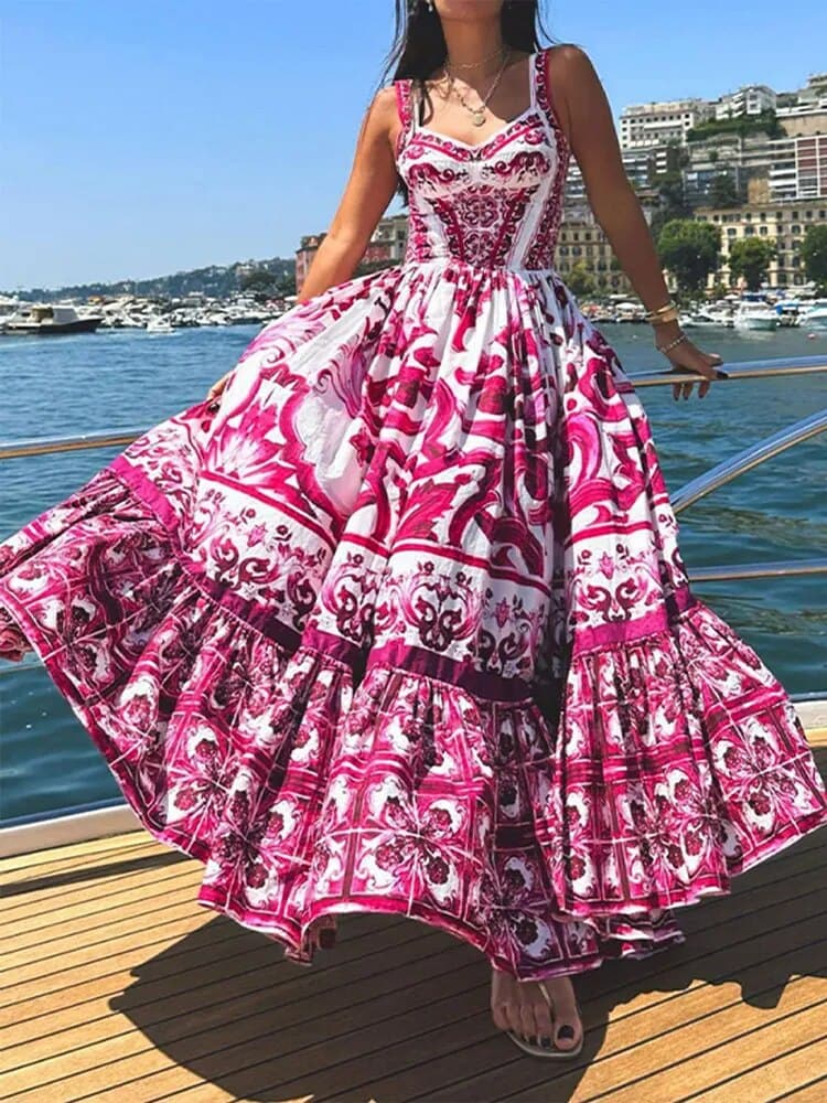 Heidi - Wunderschönes Boho-Kleid mit traumhaftem Muster