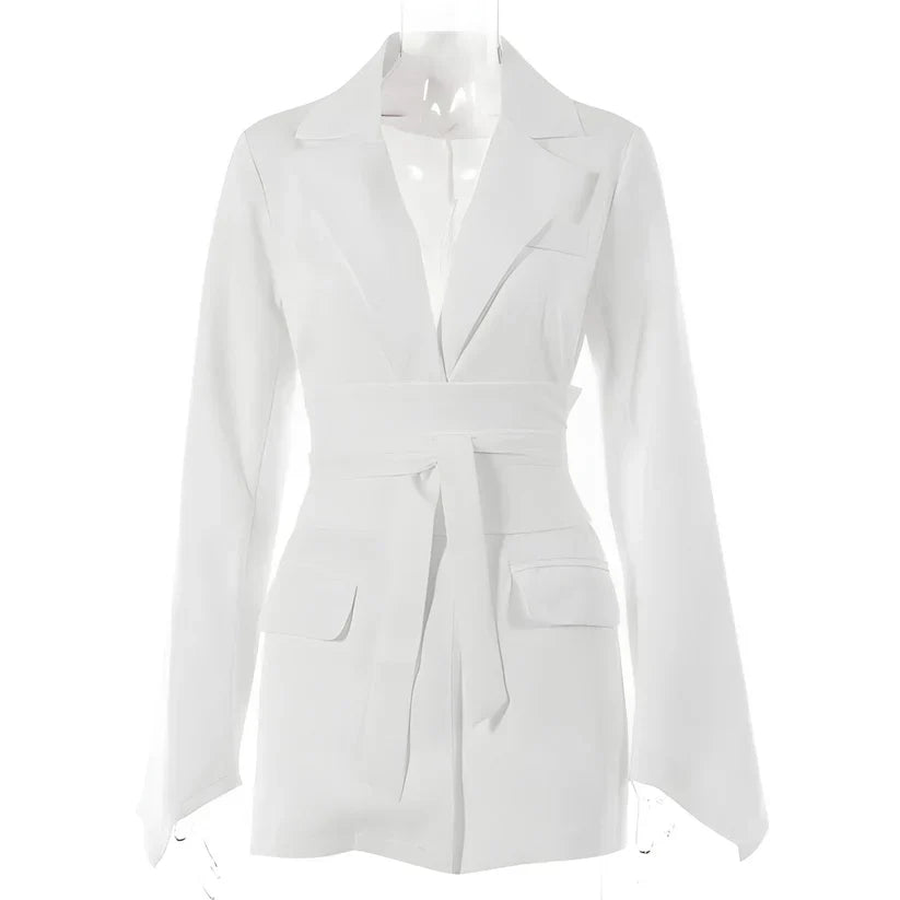 Heidi-Mode | Eleganter Blazer Mit Gürtel