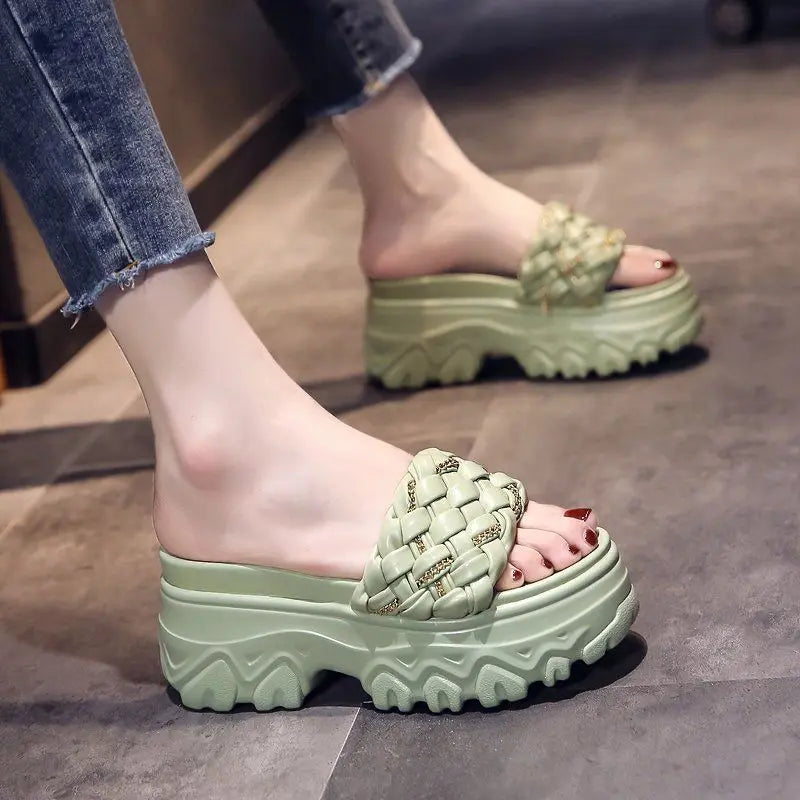 Heidi-Mode | Hochwertige Woven Hausschuhe