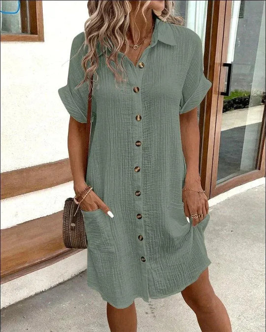 Heidi-Mode | Luftige Oversized Baumwollkleid für Sommerveranstaltungen