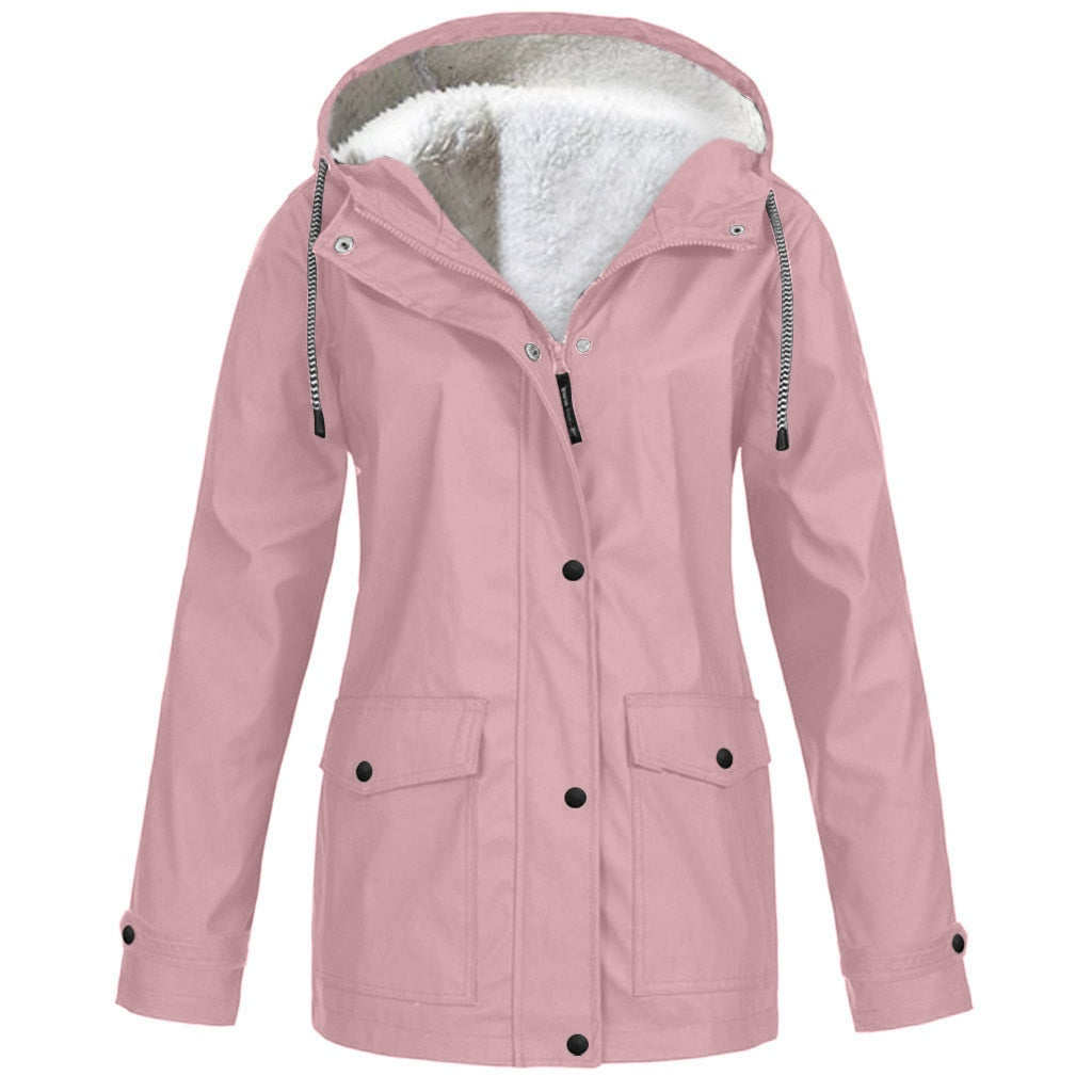 Heidi-Mode | Damen Outdoor Jacke Wasserdicht, Winddicht & Warmfutter