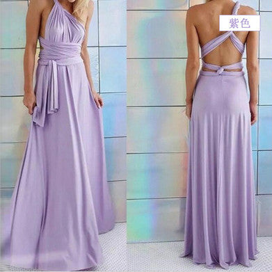 Multiway wrap maxi jurk