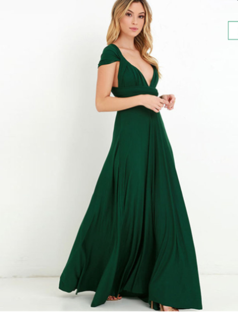 Damen Multiway Wickelkleid mit 50+ Tragevarianten & Elastischem Stoff | Heidi-Mode