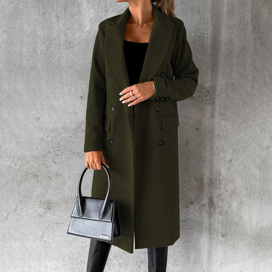 Elegante Winterjacke Trenchcoat Damen