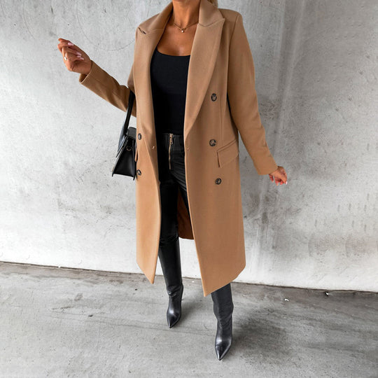 Elegante Winterjacke Trenchcoat Damen