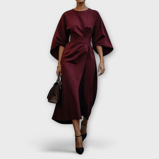 Heidi-Mode | Elegantes Damen Abendkleid Langarm