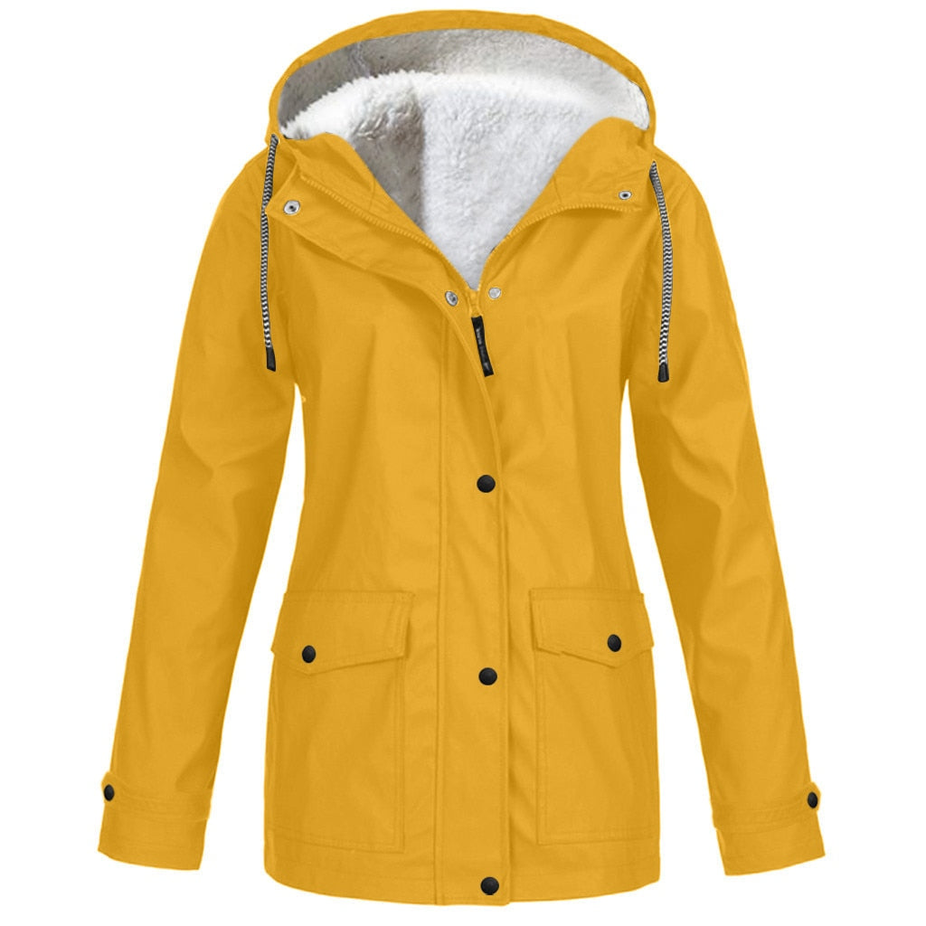 Heidi-Mode | Damen Outdoor Jacke Wasserdicht, Winddicht & Warmfutter