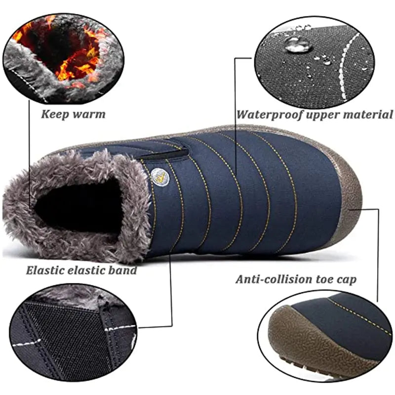 Heidi-Mode | Wasserdichte Knöchelstiefel für Frauen – Gemütlich & Stilvoll für Winterabenteuer