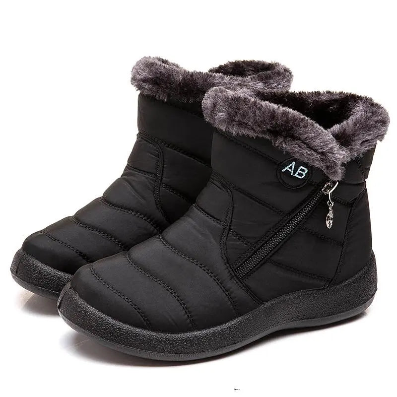 Heidi-Mode | Wasserdichte Knöchel-Schneestiefel für Frauen – Warm & Gemütlicher Komfort