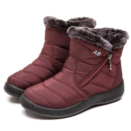 Heidi-Mode | Wasserdichte Knöchel-Schneestiefel für Frauen – Warm & Gemütlicher Komfort