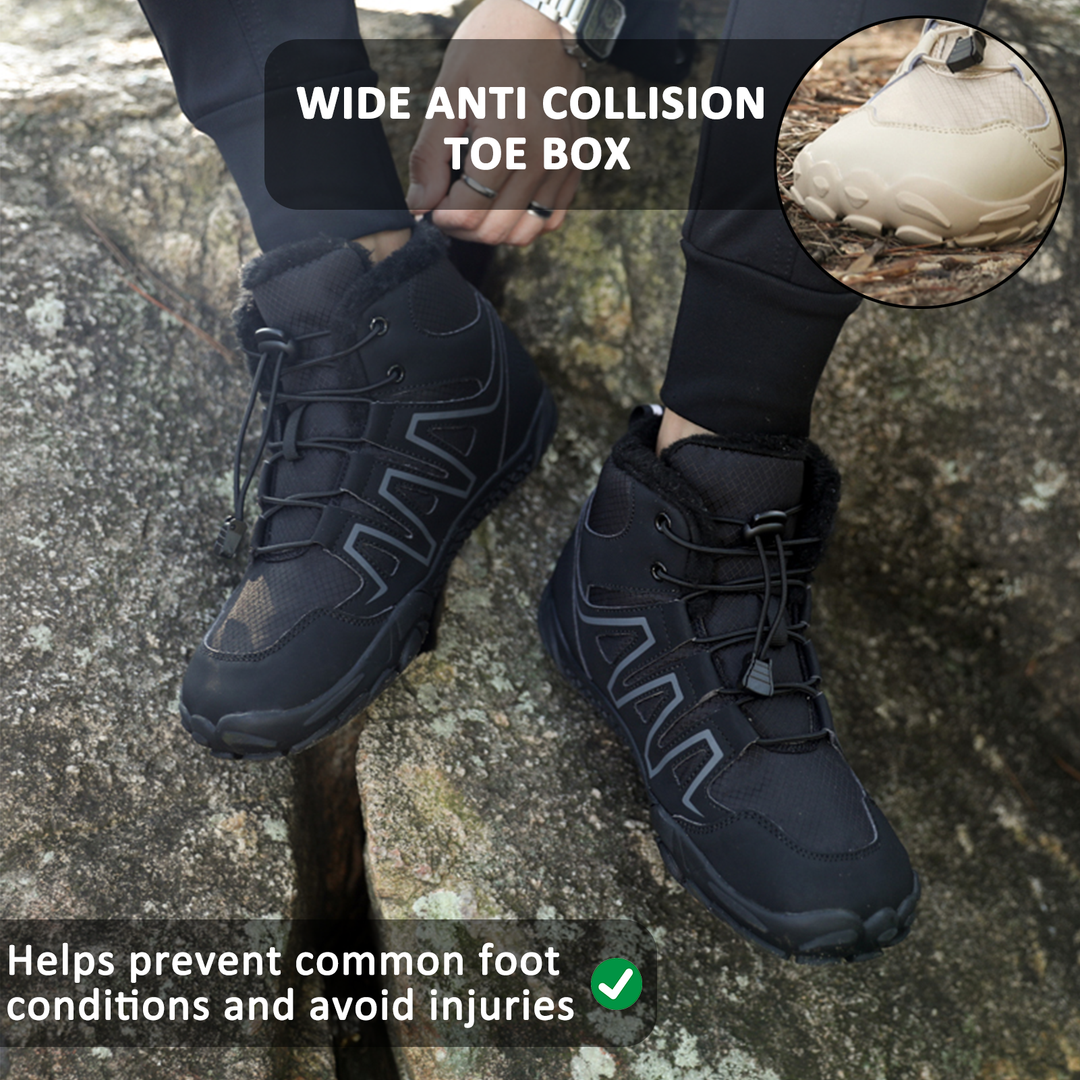 Heidi-Mode | Wasserdichte High-Top-Schneestiefel für Unisex – Bequemes & Rutschfestes Design