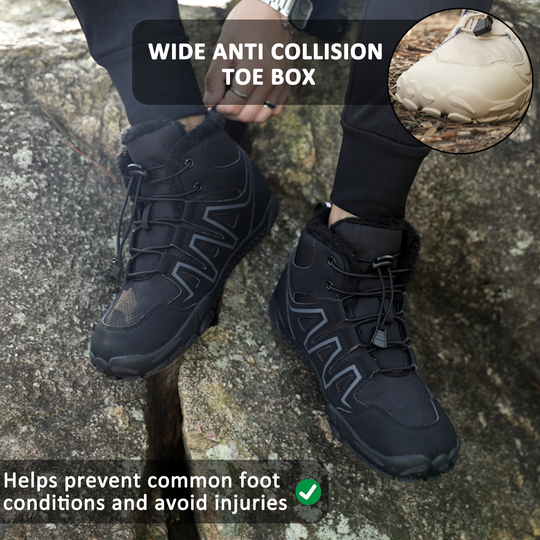 Heidi-Mode | Wasserdichte High-Top-Schneestiefel für Unisex – Bequemes & Rutschfestes Design