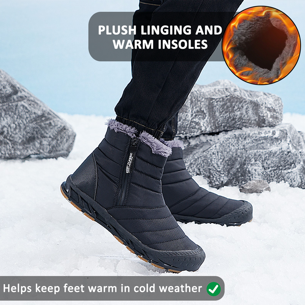 Heidi-Mode | Wasserdichte High Top Schneestiefel für Männer & Frauen – Bequem & Unterstützend für Winterabenteuer