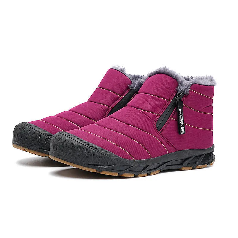 Heidi-Mode | Wasserdichte Schneestiefel für Frauen – Bequem & Warm mit Fellfutter