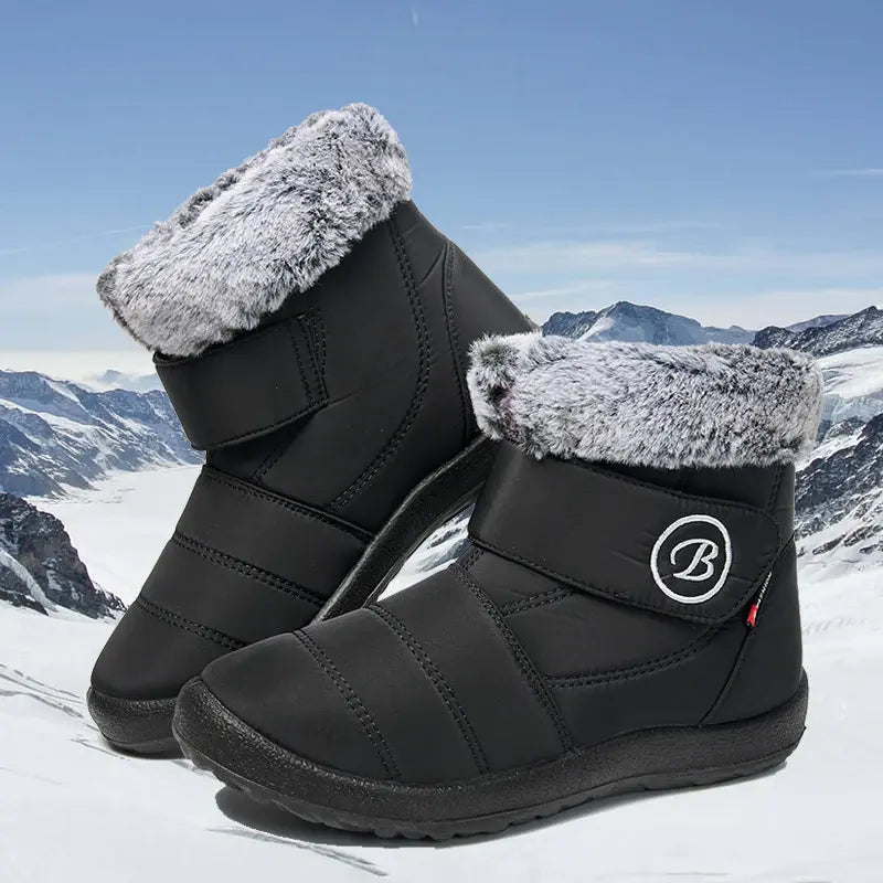 Heidi-Mode | Wasserdichte Winterstiefel für Frauen – Gemütliches & Komfortables Slip-On-Design