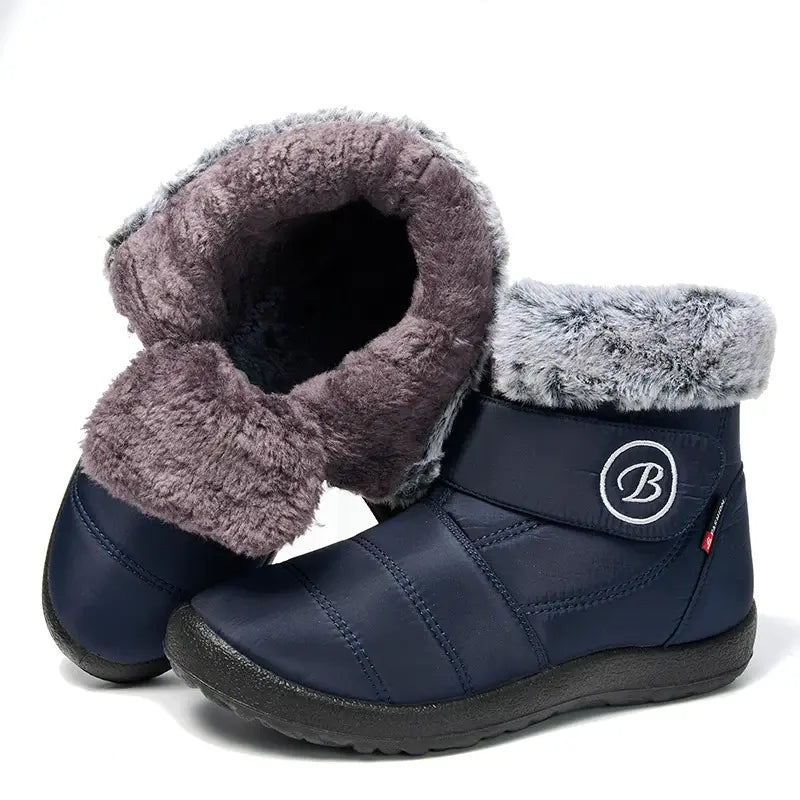 Heidi-Mode | Wasserdichte Winterstiefel für Frauen – Gemütliches & Komfortables Slip-On-Design