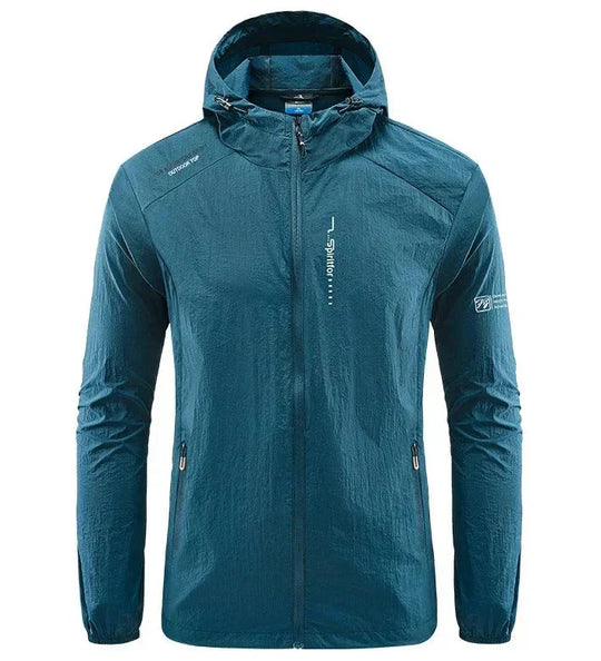 Heidi-Mode | Ultraleichte Wind und Sonnensichere Kapuzen Sommerjacke Herren